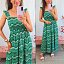 Vestido Sabela Largo Verde